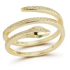 Elegant Gold Snake Ring